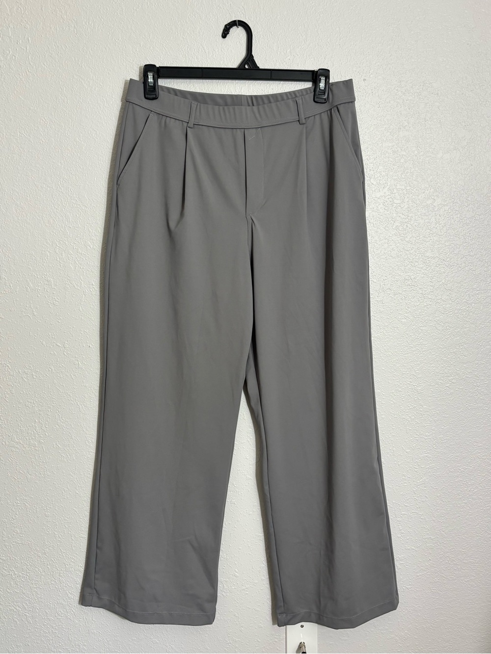 HALARA Wide Leg Dress Pants in Gray